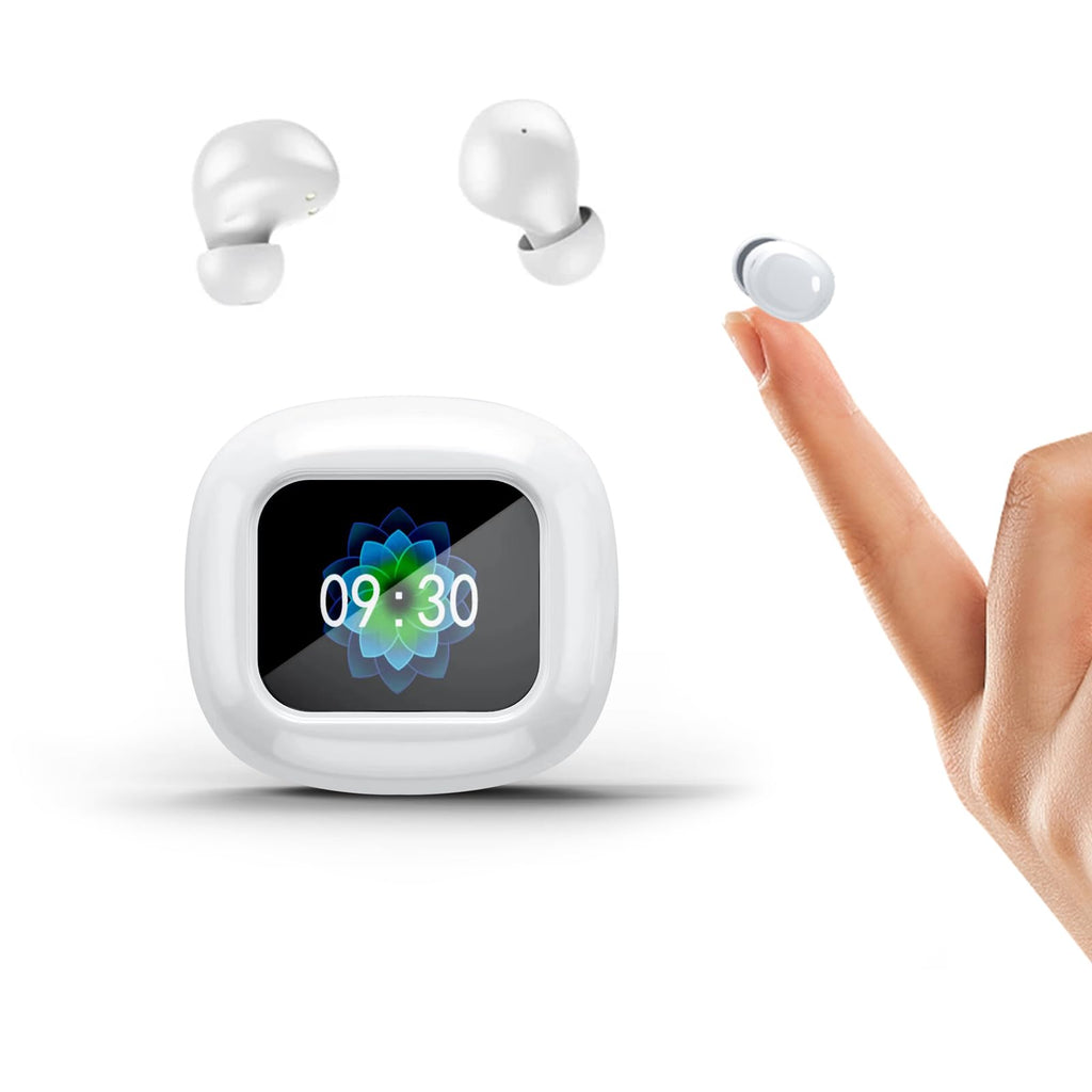 XMENHA Touch Screen Invisible Small Mini Earbuds Wireless Bluetooth 5.