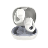 XMENHA Open Ear Earbuds Over The Ear Earbuds with Earhooks Wireless Bluetooth Bone Conduction Head Set Bone Conduction Hook Earphone Open Ear Headphones Induction Earphones with Hook for Work
