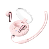 XMENHA Bluetooth 5.3 Half in Ear Headphone True Wireless with Compact Charging Case Earbud Bluetooth Earbuds Stereo Bass Earbuds
