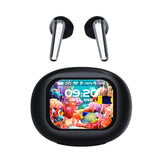XMENHA Smart Earbuds True Wireless Bluetooth 5.4 with Touch Screen Case Motion-Sensing TWS Sport Workout Running Gym Earbuds in Ear Headphones Blue Tooth Ear Buds with Locator