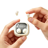 XMENHA Mini Invisible Small Hidden Earbuds Headphones Wireless Bluetooth for Work Ear Buds Ultra Small Ears Canal Sleep Tiny Smallest Micro Sleeping Comfortable Flat Discreet Low Profile Earbuds