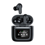 XMENHA Tws Bluetooth Touch Screen Earbuds With Screen Active Noise Cancelling Anc Tws Wireless Touchscreen Earbuds For Small Ears Canals For Iphone Android Blue Tooth Ear Buds Wireless Earphones Bluetooth