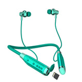 XMENHA Around The Neck Bluetooth Headphones 100H Long Battery Life Magnetic Neckband Bluetooth for Sport Waterproof Headphones Workout Neckband Earbuds Running Wireless Around Neck Earbuds Sweatproof