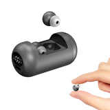 XMENHA Invisible Mini Small Tiny Earbuds Wireless Bluetooth ENC Noise Cancelling In Ear Buds Discreet Headphones Hidden Low-Profile Earphones for Small Ear Canals Men Women Sleep Audiobooks Work Sports