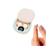 XMENHA Invisible Small Mini Wireless Bluetooth Earbuds for Small Ears Invisible Ear Buds Headphones For Sleep Low Profile Tiny Discreet Hidden Earbuds for Work