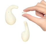 XMENHA Flat Mini Small Invisible Sleep Earbuds Wireless Bluetooth Invisible Ear Buds Headphones Smallest Micro Tiny Discreet Hidden Earbuds for Work Sleeping Side Sleeper