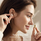 XMENHA Invisible Mini Earbuds Wireless Bluetooth Hidden for Work Small Invisible Ear Buds Smallest Headphones Tiny Micro Small Discreet Sleep Earbuds Sleeping Side Sleeper