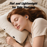 XMENHA Flat Sleep Invisible Small Mini Earbuds Wireless Bluetooth Ear Buds for Sleeping Headphones Micro Smallest Discreet Sleep Tiny Earbuds Earphones for Side Sleepers, Small Ears Canals Women, Work