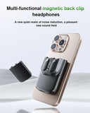 XMENHA Magnetic Wireless Charging Bluetooth Earbuds Blue Tooth Ear Buds for iPhone Android, Earphones Deep Bass IPX6 Waterproof Sweatproof Earbud In-ear Headphones with Mobile Phone Stand Charging Case