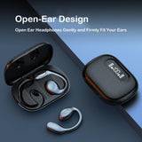 Open Ear Earbuds Wireless Bluetooth Bone Conduction Headphones Headset with Hook Over The Ear Bone Conducting Induction Headphones Earphones Headset