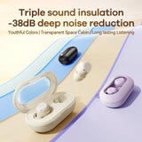 XMENHA Invisible Sleep Earbuds for Side Sleepers Sleeping Hidden Headphones Flat Tiny Discreet Micro Mini Small Earbuds Ear Buds Wireless Bluetooth for Small Ears Canals Women Work Sleeping On Side