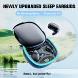 XMENHA Wireless Bluetooth Invisible Sleep Earbuds for Side Sleepers Small Headphones Sleeping Flat Noise Cancelling Earphones Comfortable Sleep Ear Buds for iPhone Android Office Work Audiobooks Music