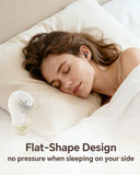 XMENHA Flat Sleep Earbuds Sleeping Ear Buds Headphones for Side Sleepers Comfortable Discreet Invisible Mini Small Tiny Noise Cancelling Earbuds Sleepinig on Side Wireless Bluetooth Earphones