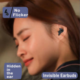XMENHA Wireless Invisible Ultra Small Bluetooth Smallest Earbuds For Sleep Smallest Sleep Invisible Earbuds For Side Sleepers Sleeping Small Ears Mini Tiny Earbud Hidden Headphones In Ear Sleeping Earbud