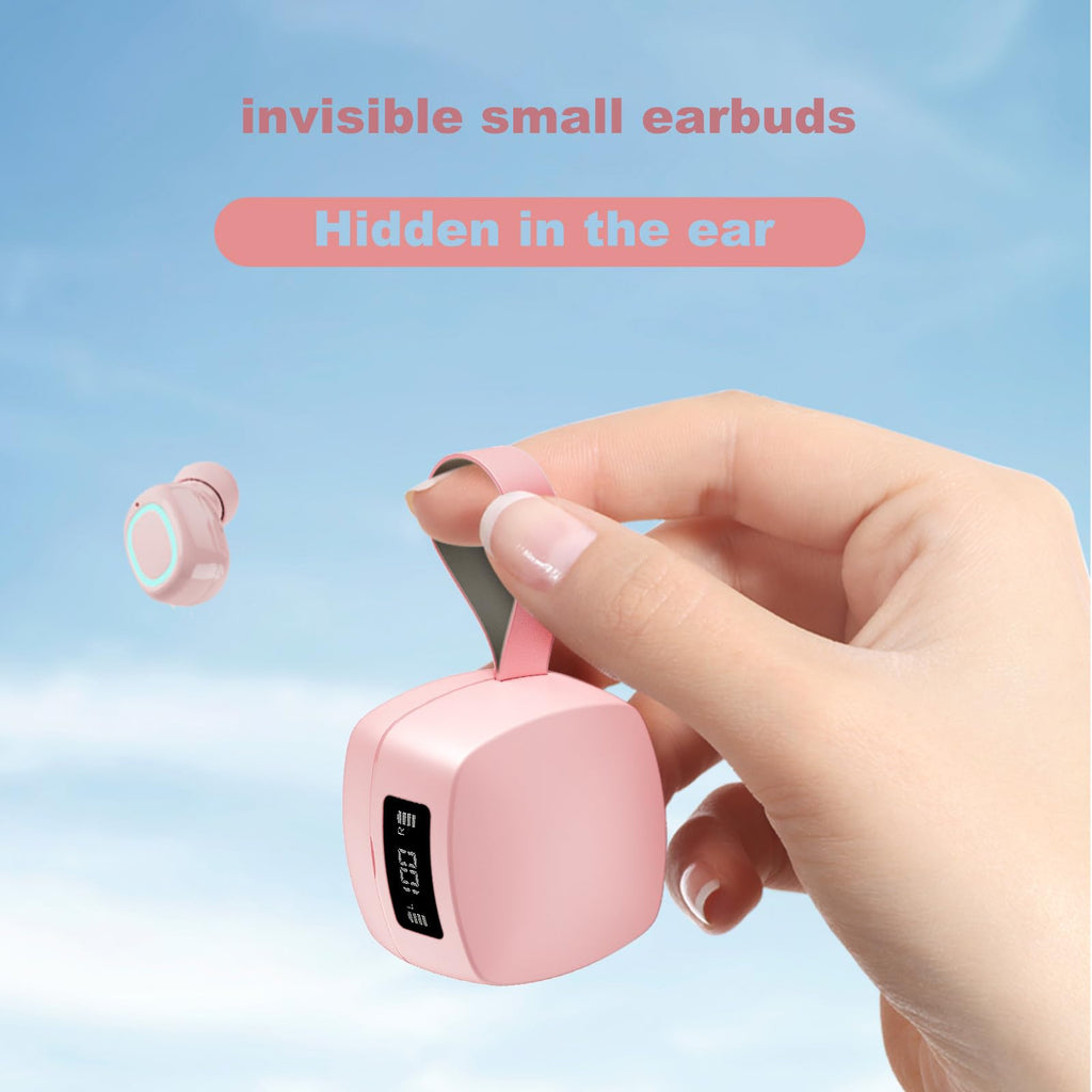 XMENHA Wireless Invisible Earbuds Small Ear Buds for Small Ears Blueto