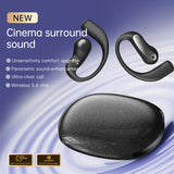 XMENHA Open Ear Headphones Wireless Bluetooth 5.4 Sports Over Outer Ear Earbuds with Hooks Gym OWS IPX5 Waterproof Air Conduction Earphones Secure Fit Comfortable for Travel Commuting Running Driving