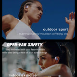 XMENHA Open Ows Hanging Earphones 5.4 Bluetooth Earphones for Liberation Wireless Ear Hanging Bluetooth Headset Out of Open Ear Headphones Air Bone Conduction Open Ear Earbuds Over The Ear Ear Buds