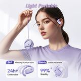 XMENHA Over Ear Open Ear Earbuds Wireless Bluetooth Open Ear Headphones Out of Ear Bone Conduction Earbuds Over The Ear Wireless Bluetooth Bone Conduction Headphones Earphones