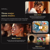 XMENHA Active Noise Cancelling Smart Touch Screen Earbuds ANC Earphones Wireless Blue Tooth Ear Buds Head Phones Bluetooth In-Ear Headphones TWS True Wireless Earbuds