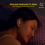 XMENHA Sleep Invisible Earbuds for Side Sleepers Bluetooth Hidden Small Noise Cancelling Earbuds for Sleep Invisible Sleeping Earbuds Ear Buds Earphones Wireless