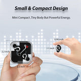 XMENHA True Wireless Bluetooth Earbuds with Microphone - Discreet Tiny Earbuds for Small Ears - Designed for Working Out