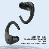 XMENHA Sport Wireless Over The Ear Earbuds with Earhooks Wrap Around Earphones Bluetooth Running Workout Headphones with Ear Hook Noise Canceling Sports Running Over The Ear Earbuds