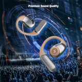 XMENHA Outside Outer Open Ear Earbuds Out of Wireless Bluetooth for Ows Hanging Earphones 5.4 Bluetooth Outer Out of Open Ear Headphones Outside air Bone Conduction Headphones Earbuds Over The Ear Buds
