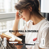 XMENHA Invisible Wireless Earbuds Hidden Discreet for Work Invisibles Tiny Micro Small Smallest Mini Earbuds