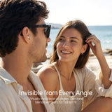 XMENHA Invisible Mini Earbuds Wireless Bluetooth Hidden for Work Small Invisible Ear Buds Smallest Headphones Tiny Micro Small Discreet Sleep Earbuds Sleeping Side Sleeper