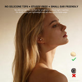 XMENHA Tiny Invisible Mini Earbuds Wireless Bluetooth Small Invisible Headphones Ear Buds for Sleeping Smallest Micro Hidden Discreet Small Earbuds