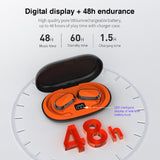 XMENHA Wireless Ear Hanging Bluetooth Headset Open Ear Air Bone Conduction Earbuds Earless Out of Ear Headphones Wireless Bluetooth Adjustable Overr The Ear Earbuds OWS Open Ear Buds