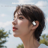 XMENHA Over The Ear Open Ear Earbuds Out of Ear Outside Outer Open Ear Headphones Wireless Air Bone Conduction Earbuds Outer Outside Ear Bone Conduction Headphones Out of Ear