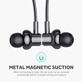 XMENHA Around The Neck Bluetooth Headphones 100H Long Battery Life Magnetic Neckband Bluetooth for Sport Waterproof Headphones Workout Neckband Earbuds Running Wireless Around Neck Earbuds Sweatproof
