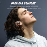 XMENHA Outer Out of Over Ear Open Earbuds Wireless Bluetooth Outside The Ear for Ows Hanging Earphones 5.4 Bluetooth Outer Out of Open Ear Wireless Headphones AIR Bone Conduction Earbuds Over The Ear Buds