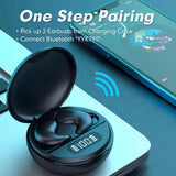 XMENHA Sleep Headphones Invisible Earbuds Wireless Bluetooth for Side Sleepers, Smallest Earbuds Tiny Mini Ear Buds for Sleeping on Side, Small Earphones Sleep Wieless Earbuds for Small Ear Canals
