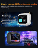 XMENHA True Wireless Earbuds Bluetooth Headphones with Touch Screen Blue Tooth Ear Buds Earphones for iPhone Android ANC Active Noise Cancelling Smart Earbuds Ear Phones