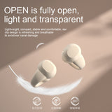 XMENHA Open Ear Headphones Wireless Bluetooth Ear Clip Bone Conduction Headphones Bluetooth Clip On Headphones Earclip Wireless Bluetooth Bone Conduction Earbuds