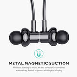 XMENHA Around The Neck Bluetooth Headphones 100H Long Battery Life Magnetic Neckband Bluetooth for Sport Waterproof Headphones Workout Neckband Earbuds Running Wireless Around Neck Earbuds Sweatproof