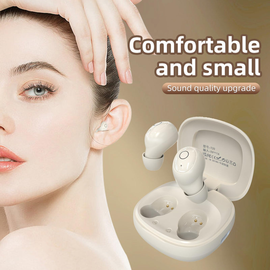 XMENHA Mini Invisible Small Tiny Earbuds Wireless Bluetooth Ear Buds f