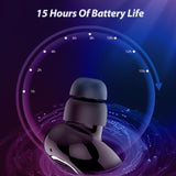 XMENHA Wireless Mini Single Earbud Mini Single Bluetooth Headphones Invisible Earbuds Wireless Headphones for Small Ear Bluetooth Earpiece with Mic Single Ear Mini in-Ear Headset for Work