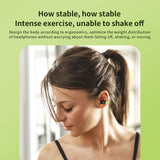 XMENHA Wireless Ear Clips Ear Buds Clip On Open Ear Earbuds Wireless Ear Clip Bone Conduction Headphones Ear Buds Headset Earphones