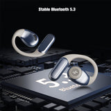 XMENHA Outside Outer Open Ear Earbuds Out of Wireless Bluetooth for Ows Hanging Earphones 5.4 Bluetooth Outer Out of Open Ear Headphones Outside air Bone Conduction Headphones Earbuds Over The Ear Buds
