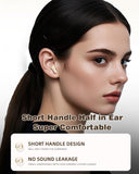 XMENHA 2 Pairs Invisible Small Mini Earbuds Wireless Bluetooth Sleep Hidden Headphones Sleeping Micro Smallest Discreet Tiny Low Profile Earbud Earphone Ear Buds for Small Ear Canal Women, Work, Side Sleeper