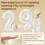 XMENHA Invisible Sleep Earbuds for Side Sleepers Sleeping Hidden Headphones Flat Tiny Discreet Micro Mini Small Earbuds Ear Buds Wireless Bluetooth for Small Ears Canals Women Work Sleeping On Side