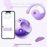 XMENHA Wireless Bluetooth Open Ear Smart AI Language Earpiece Translator Translating Earbuds with Ear Hooks Translation Headphones Real Time Work Sports Study Over Ear Translate Earphones for iPhone Android