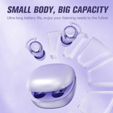 XMENHA Invisible Small Mini Sleep Earbuds Pink Wireless Bluetooth Comfortable Side Sleepers Sleeping Tiny Micro Smallest Discreet Hidden Earbud Headphones for Work Ear Buds for Small Ear Canals Women