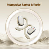 XMENHA Open Ear Earbuds Air Bone Conduction Headphones Wireless Bluetooth Out of Ear Buds Outer Ear Earbuds That Don't Go in Your Ear