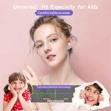 XMENHA True Wireless Pink Cute Earbuds Bluetooth Kawaii Headphones for Girls - Small Mini Tiny Ear Buds for Kids