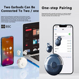 XMENHA Wireless Bone Conduction Ear Clip Headphones Bluetooth Earbuds Open Ear Headsets