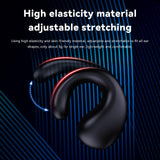 XMENHA Wireless Open Ear Earbuds Bluetooth Bone Conduction Headphones Headset Earphones Wireless Clip On Bone Conduction Ear Buds Open Ear Headphones Sport Earbuds Bone Conducting Induction Earphones